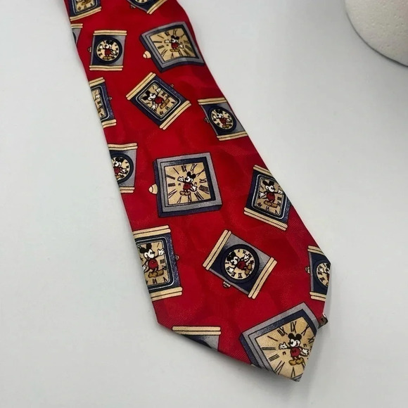 Mickey Mouse Atlas Design Disney Time/Watch Tie - Picture 2 of 8